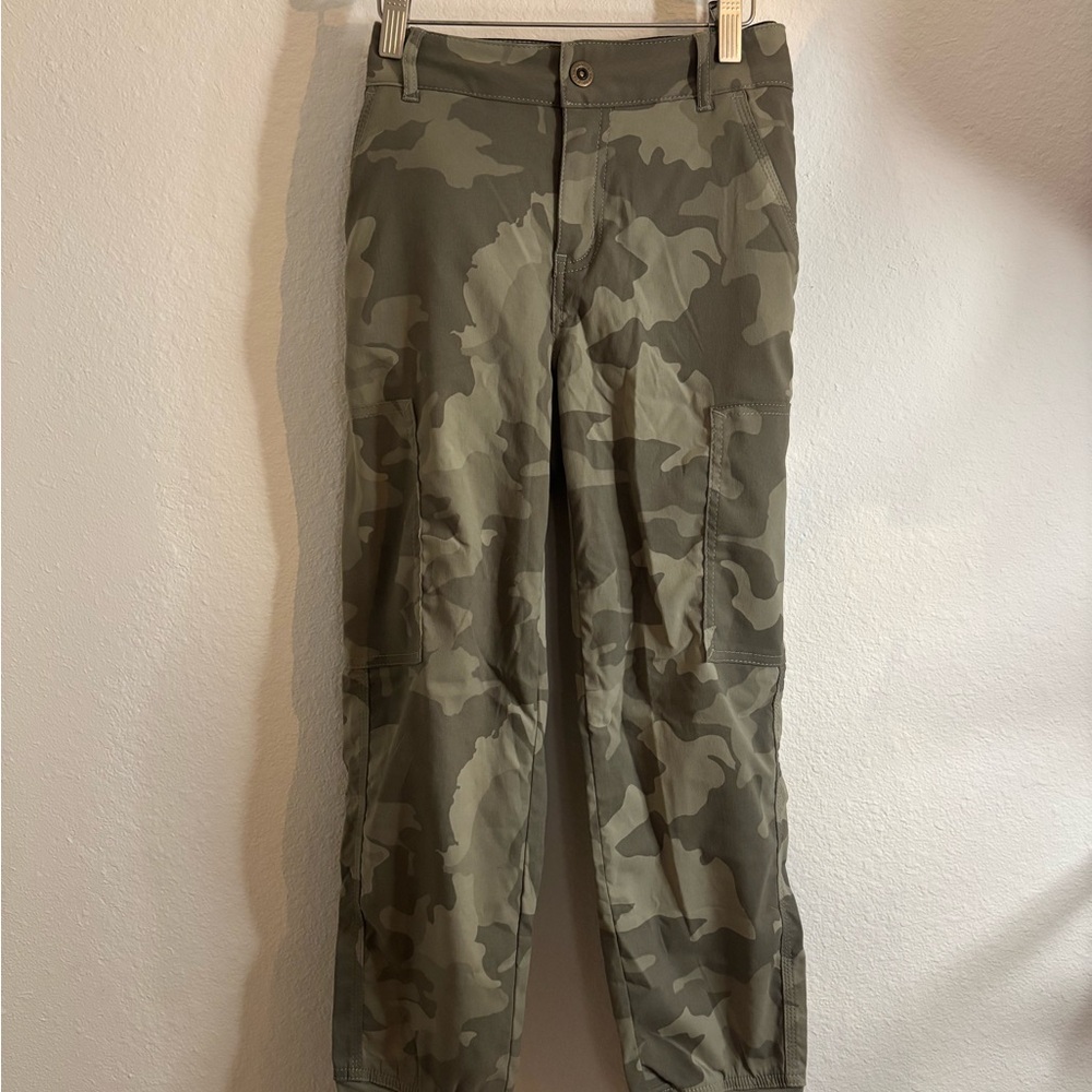 Prana Green Cargo Pants Durable Outdoor Wear